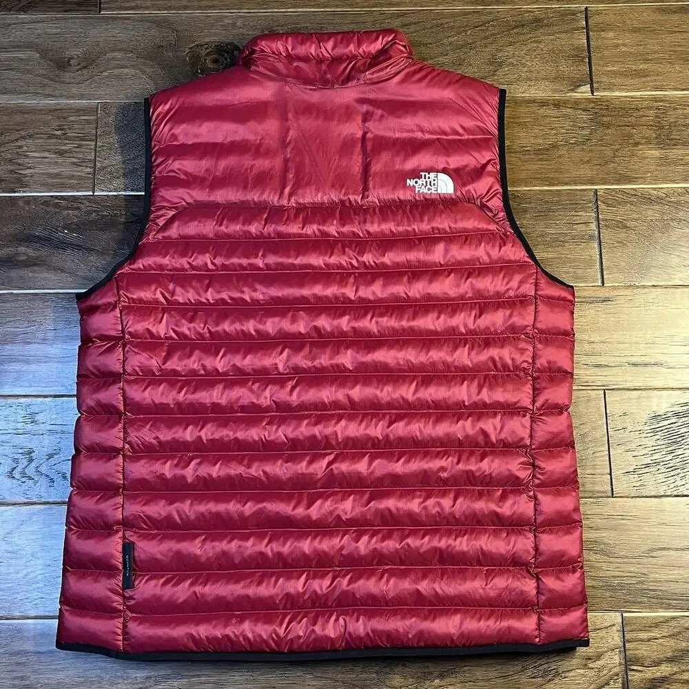 The North Face Terra Peak Insulated Vest Mens Large Puffer Beetroot Red New $180